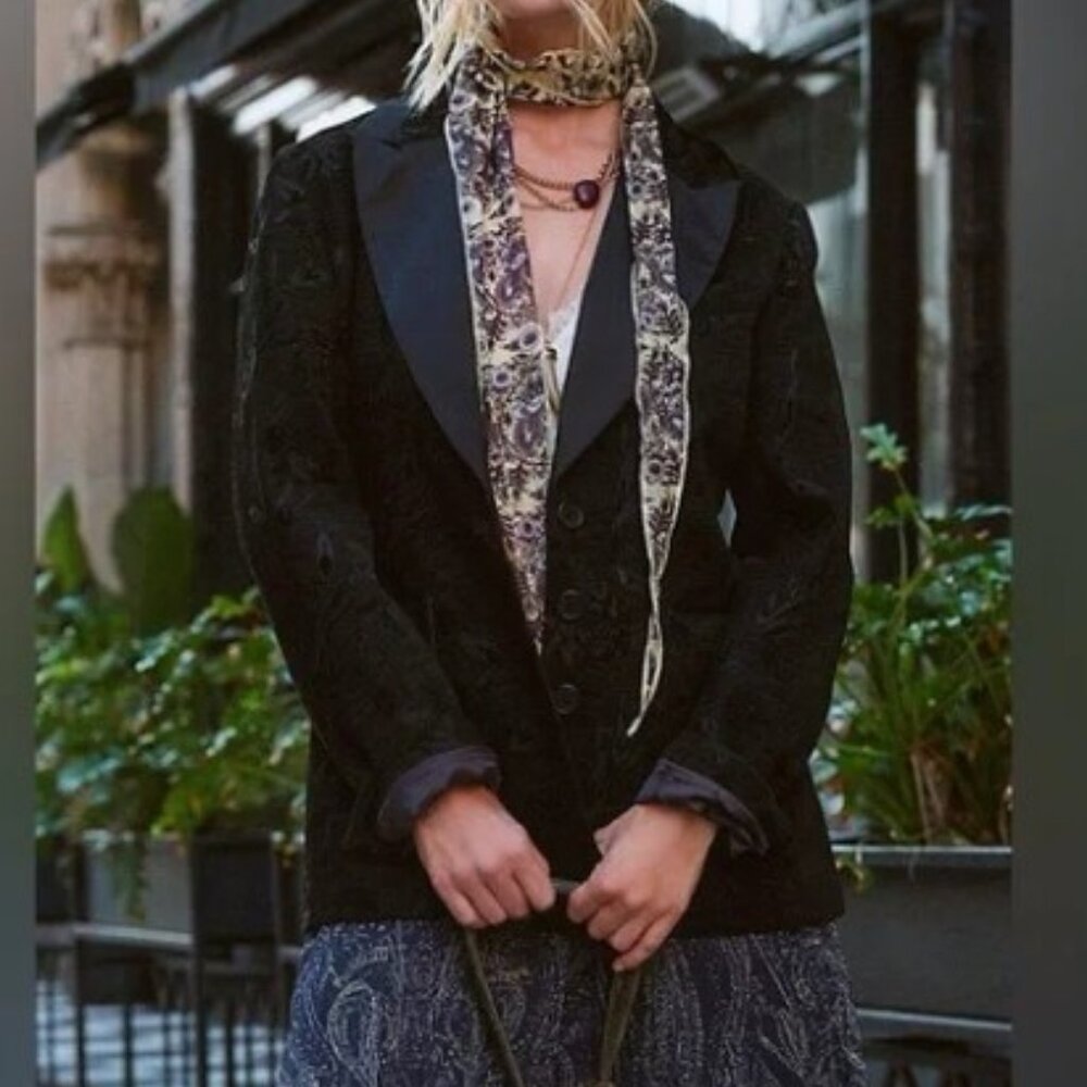 NWT Free People Lexie Tuxedo Blazer